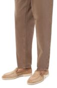 Замшевые лоферы Malibu Santoni MGAG18829TICSTZ0M13 фото 3
