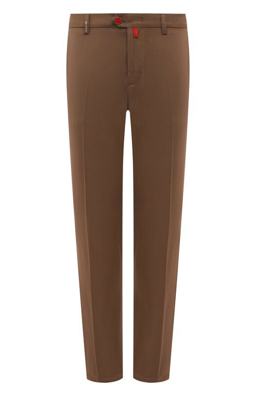 Шерстяные брюки Kiton UFPPEK01024 фото 1