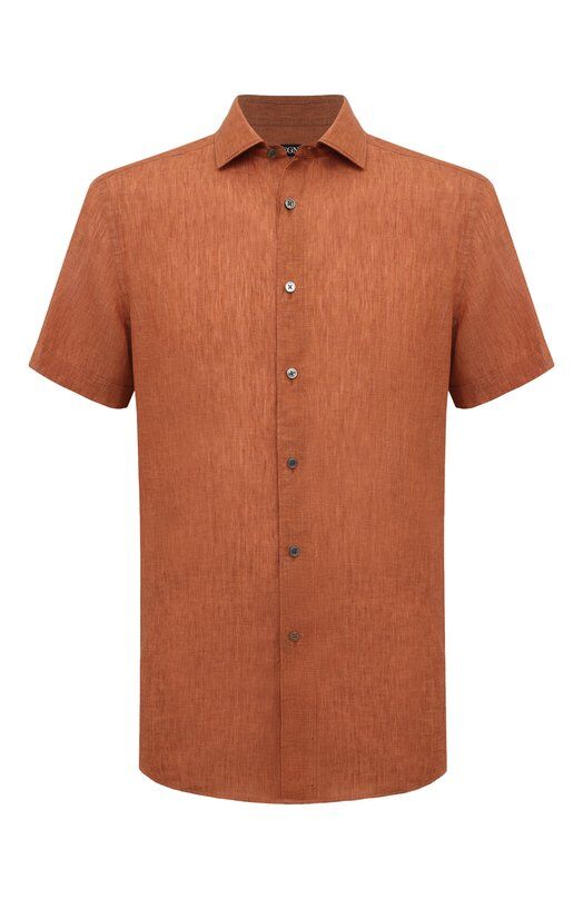Льняная рубашка Zegna UDX38A7/SCF5 фото 1