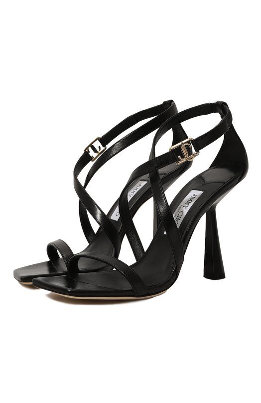 Кожаные босоножки Jessica 100 Jimmy Choo JESSICA 100/NAP фото 1