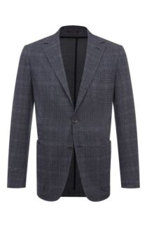 Хлопковый пиджак Canali