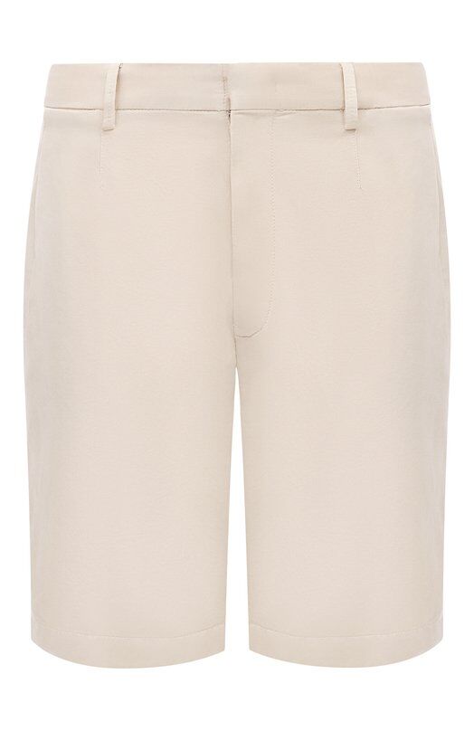 Шорты из хлопка и льна Zegna UDI37A7/TB05 фото 1