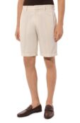 Шорты из хлопка и льна Zegna UDI37A7/TB05 фото 3