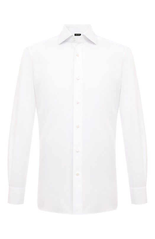 Хлопковая сорочка Zegna 701620A7/9MS0BA фото 1